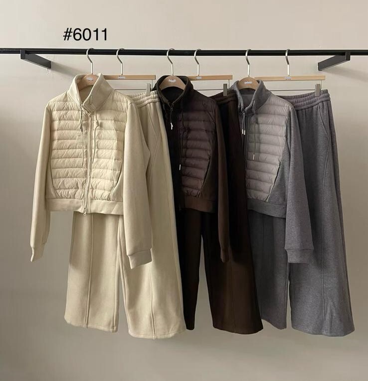 DA02  1SET 鴨羽絨   (上身):胸42 長21 / (褲):腰26-36 HIP46 長41 $1199 (一口價)