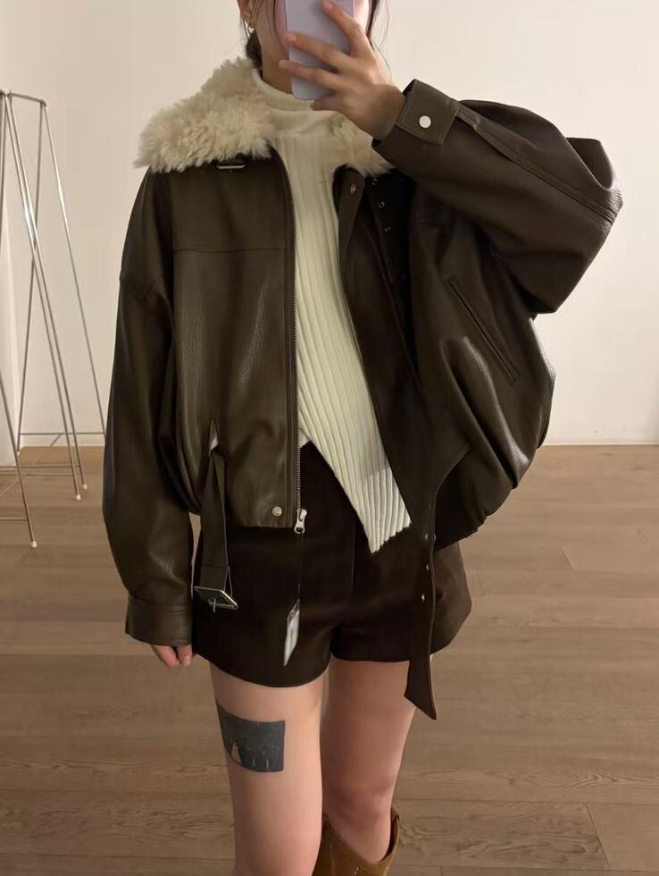 DA03  韓風型格毛毛羽絨 胸56 長21 $999 (一口價) 鴨羽絨90%