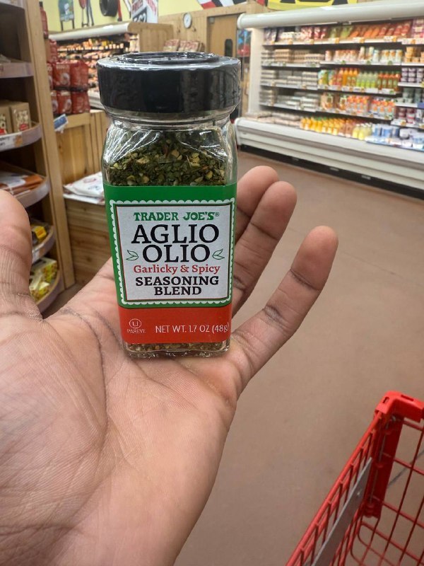 [U] CW TRADER JOE'S AGLIO OLIO GARLICKY & SPICY SEASONING BLEND, 00776363 (UCW97)