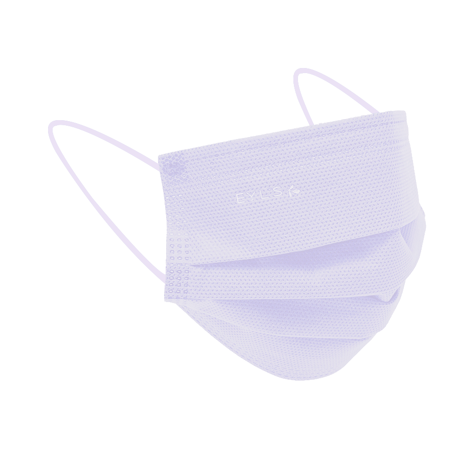 *任4盒399元*【艾爾絲】成人醫療平面口罩50入/盒-晨霜紫（Light輕時尚 大地色系）