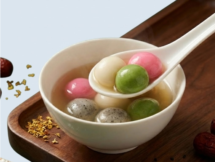 手作五行湯圓 (金/銀/抹茶/紅茶/芝麻)