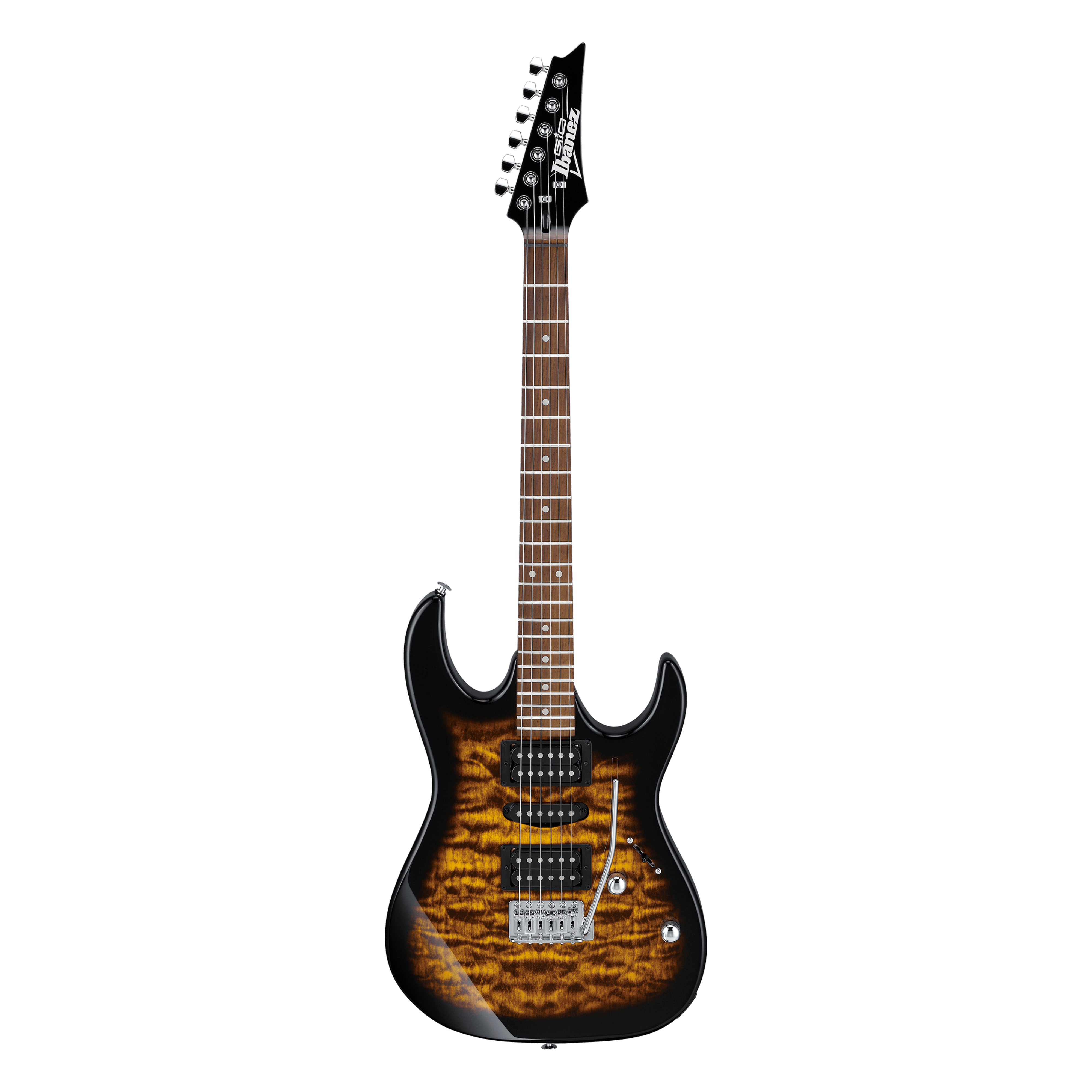 Ibanez Ibanez GIO GRX70QA 系列 雙單雙 小搖座 虎紋 電吉他 共四色 第 4 張圖片｜三峽吉他 / Bass