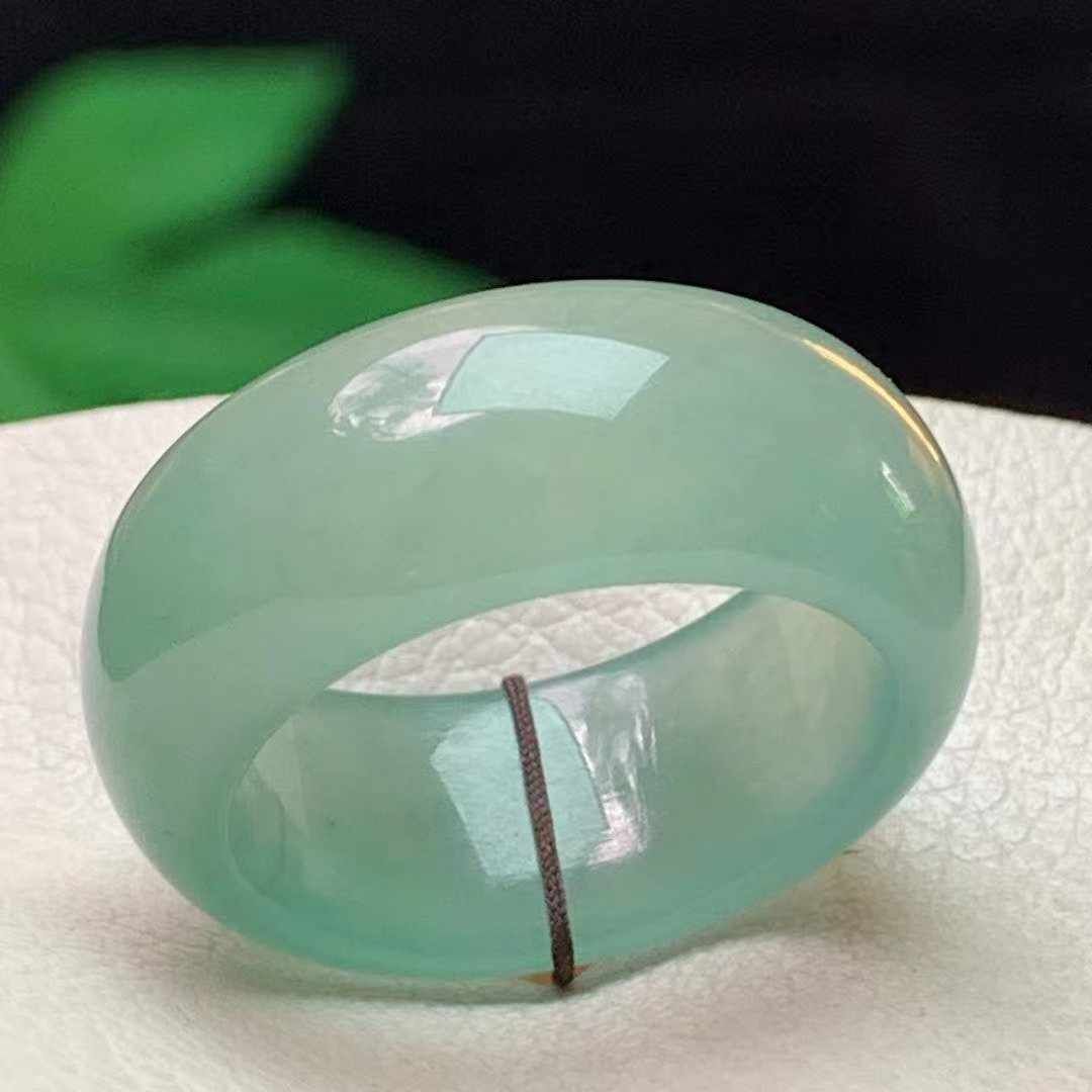 翡翠冰種底色戒指 (圈口 23號),天然翡翠A玉, 緬甸玉, Jade, Jadeite