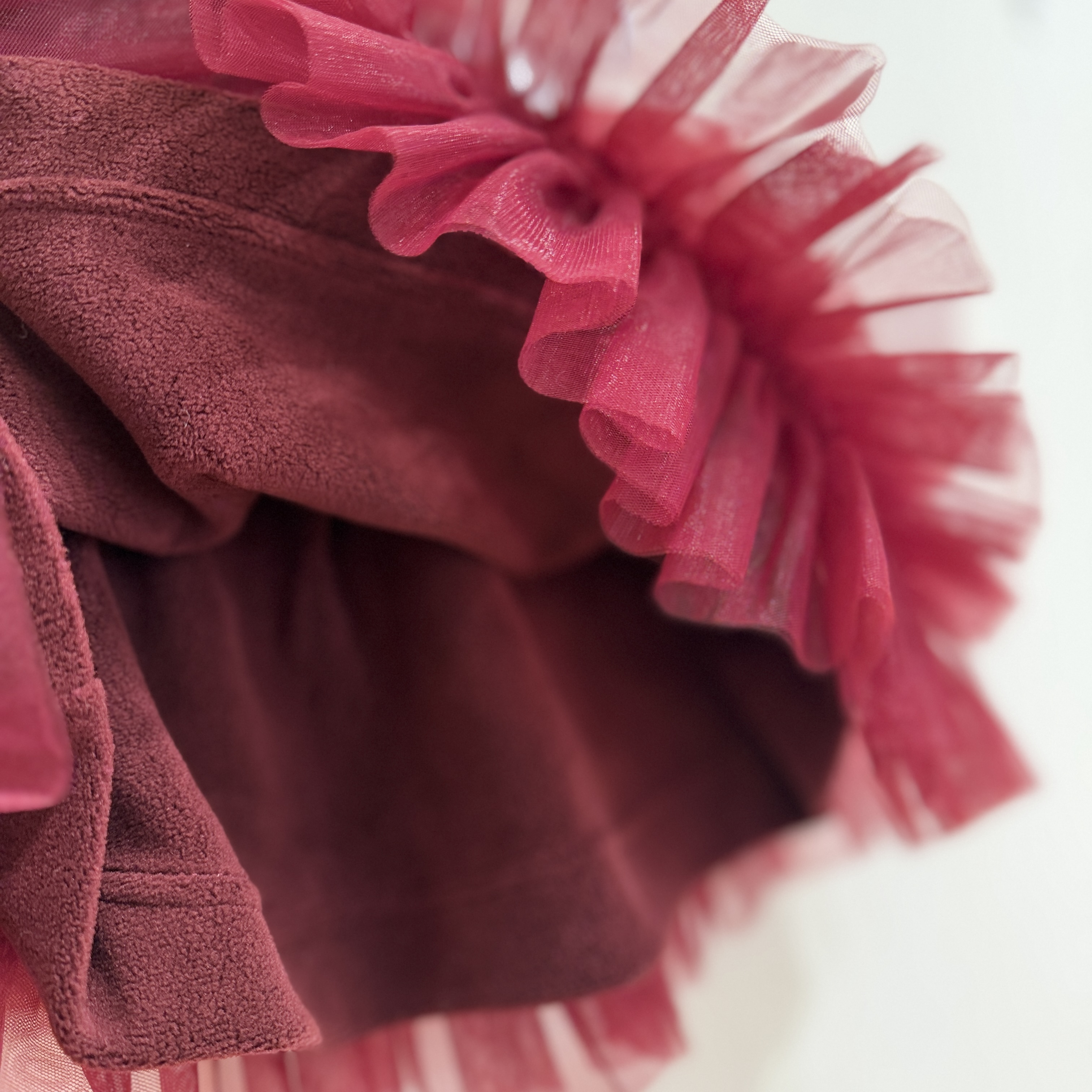 25冬 紅色蛋糕裙