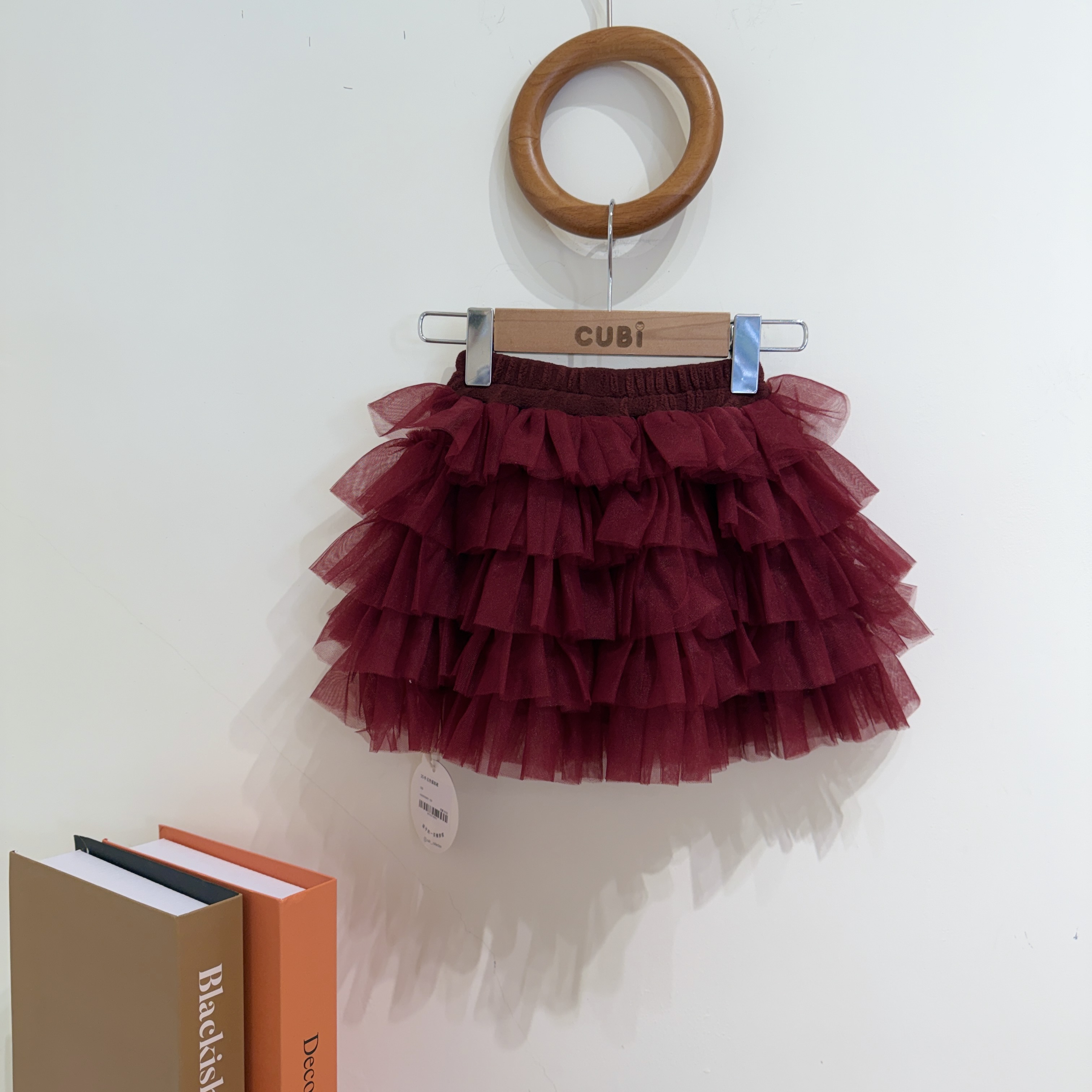 25冬 紅色蛋糕裙