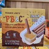 [U] CW TRADER JOE'S PB & C SNACK DUO, 6 PACKS, 00740647 (UCW103)