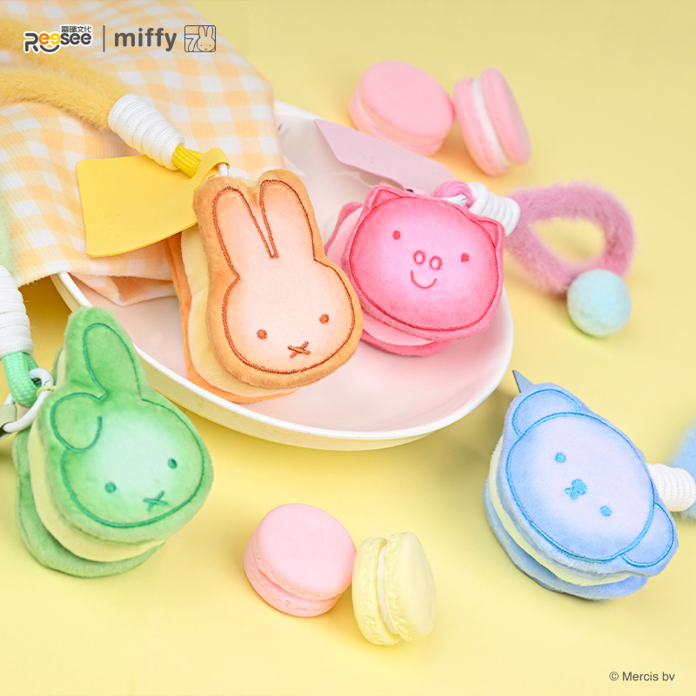 Miffy 米飛兔 夾心餅乾造型吊飾-Poppy/Boris/Dan