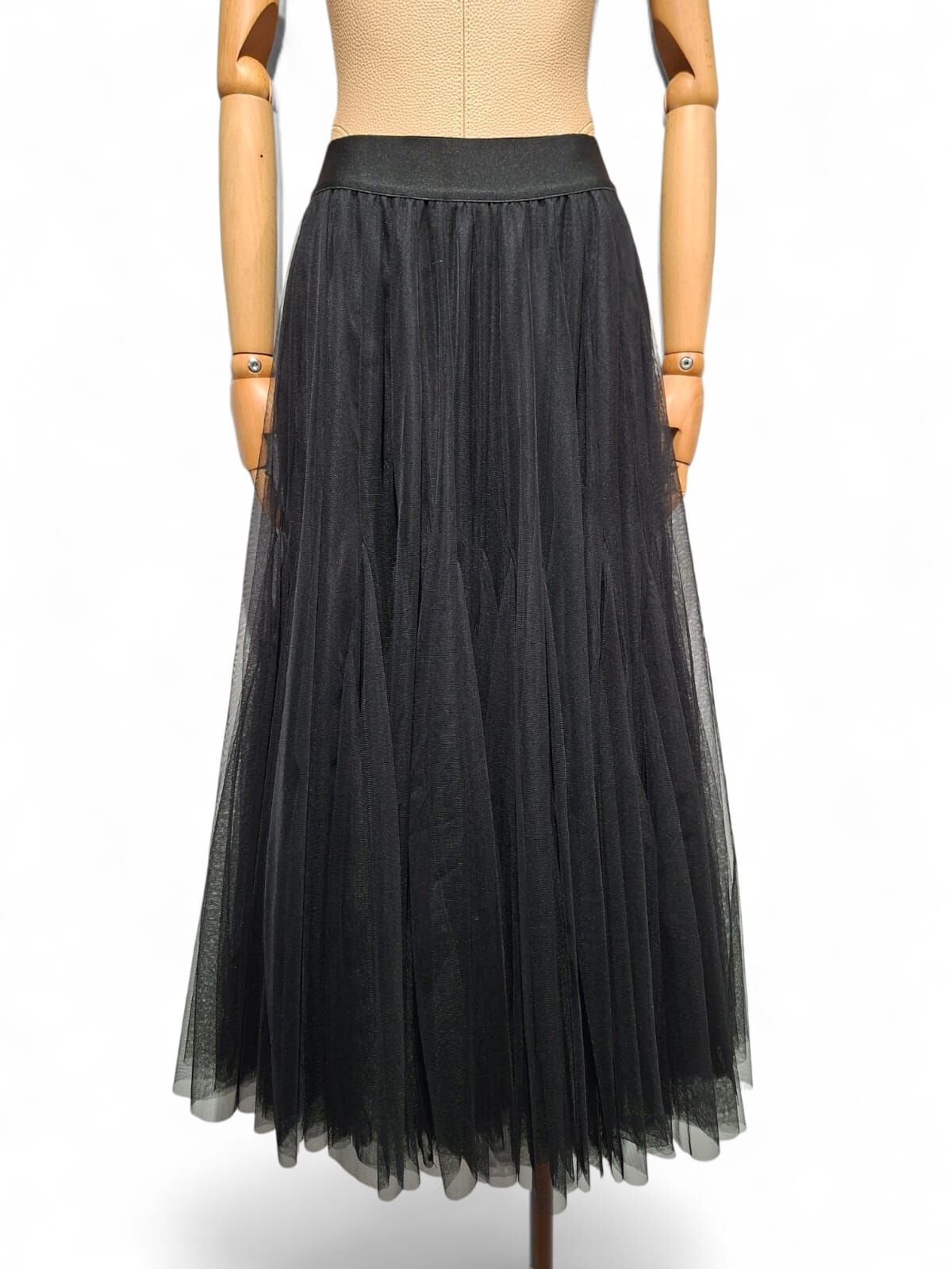 V形拼布網紗傘裙（預購產品）