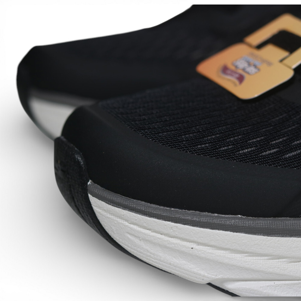 SKECHERS 休閒鞋 MAX CUSHIONING 黑黃 瞬穿 足弓 健走鞋 男 220553BLK