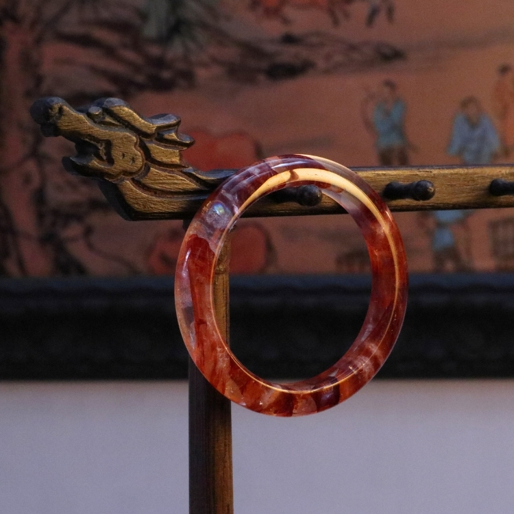 【圈口58～59手鐲】收藏級✨大片彩虹暗夜玫瑰 新年包裝❤️