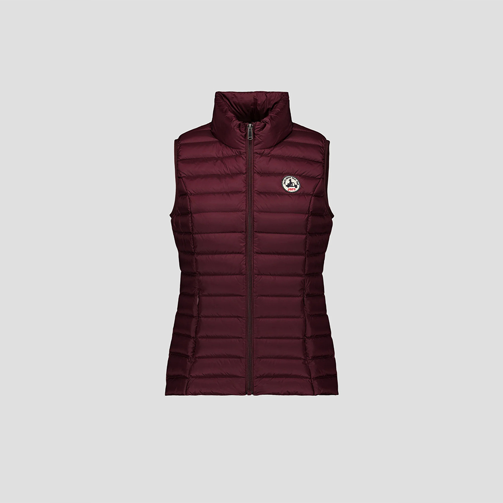 【JOTT】SED流行款立領羽絨背心女(紫)