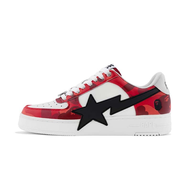A Bathing Ape BAPE STA OS #1 M1 'Red' 紅迷彩 流星鞋 男鞋 BAPE-518 [台灣現貨]