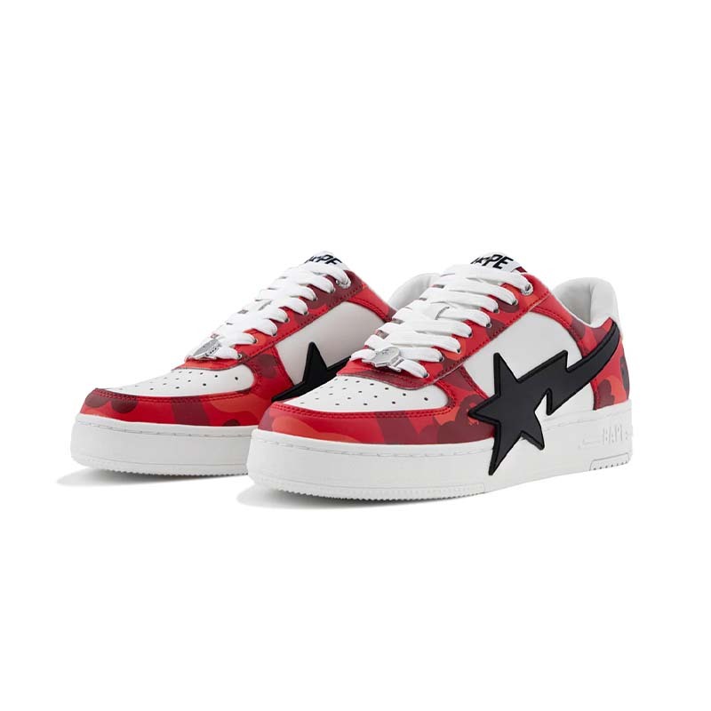 A Bathing Ape BAPE STA OS #1 M1 'Red' 紅迷彩 流星鞋 男鞋 BAPE-518 [台灣現貨]