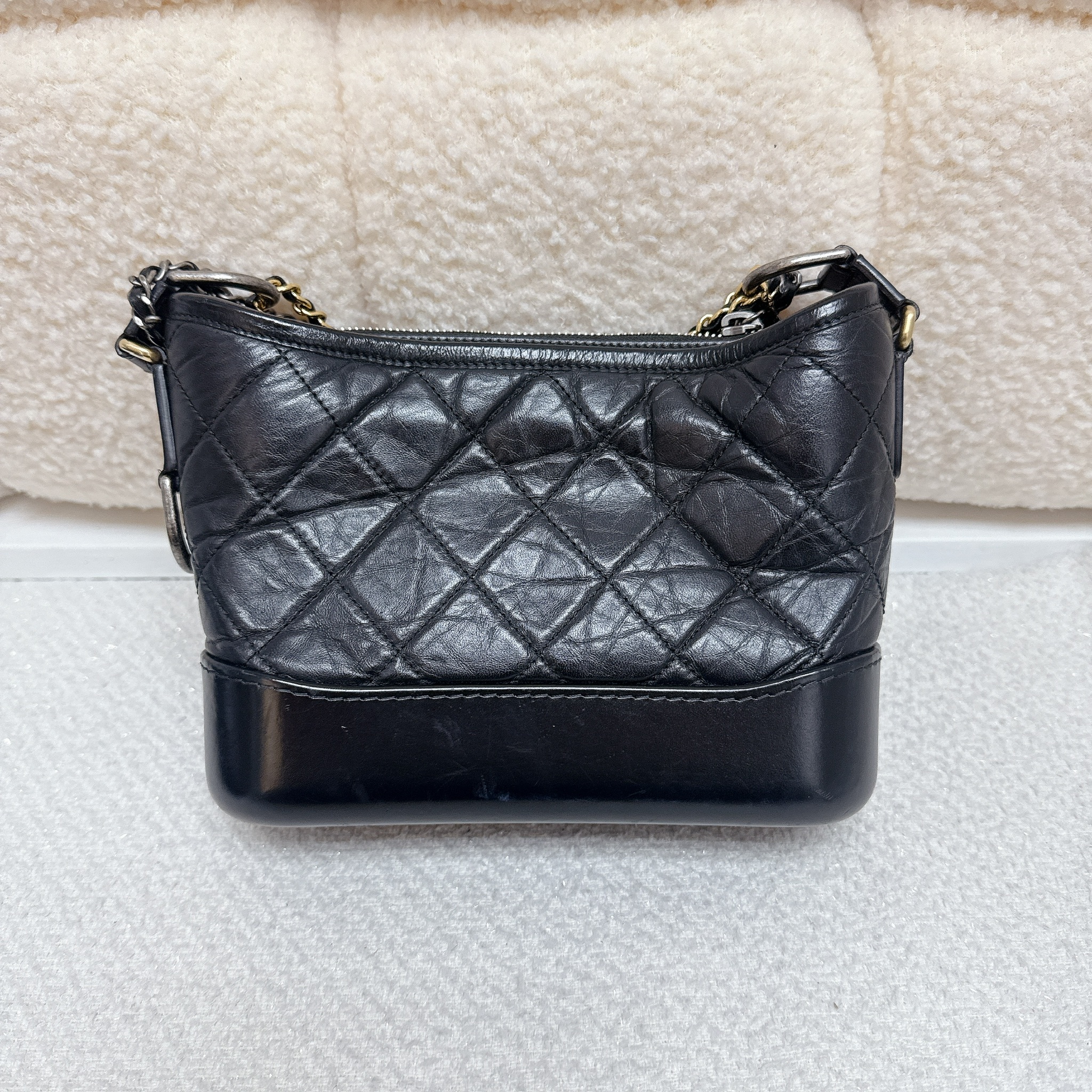 Chanel Small Gabrielle Hobo Bag - Black / Ghw