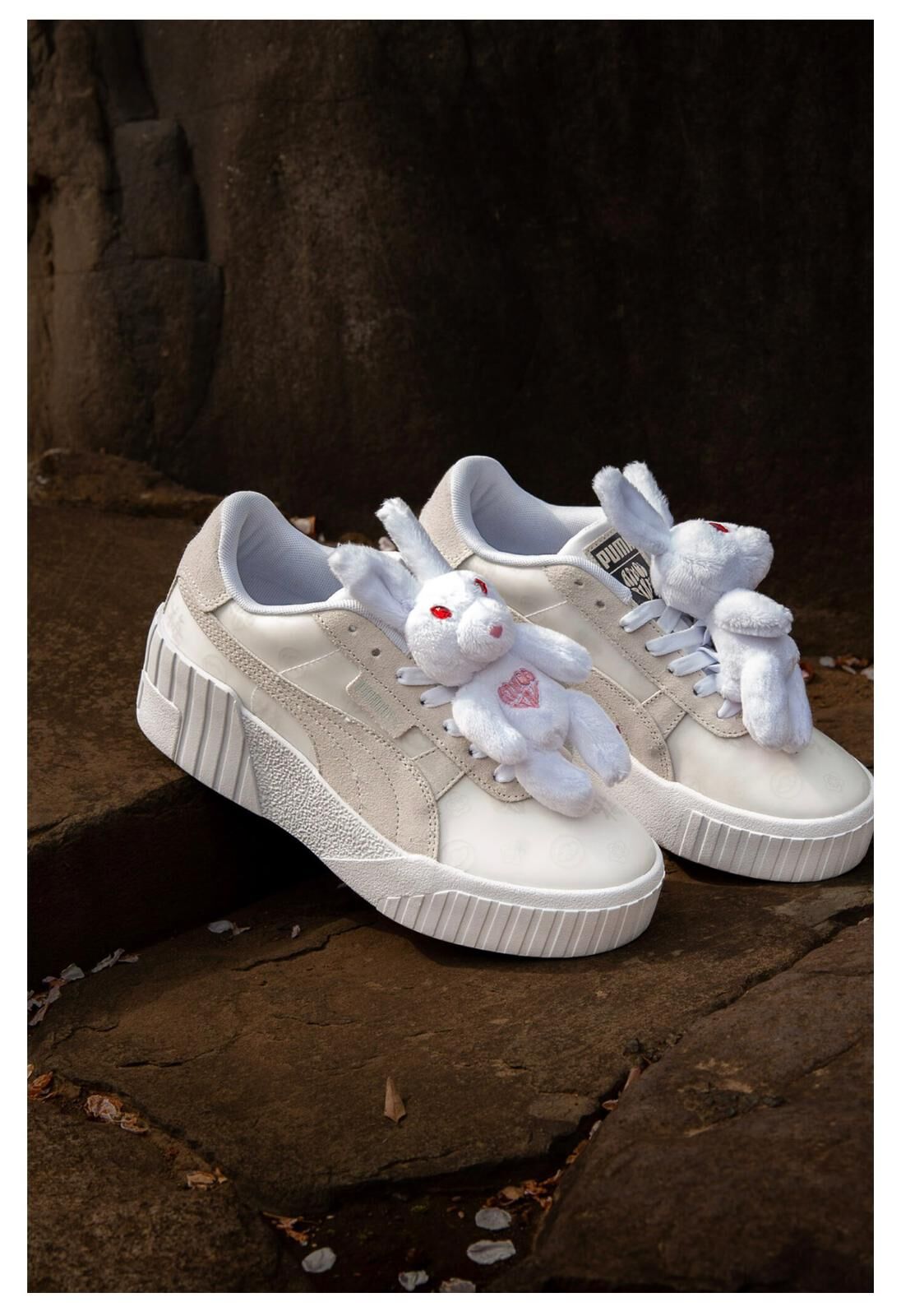 【預購】JN011405 PUMA CALI WEDGE TRANSPARENT FR2 厚底運動鞋