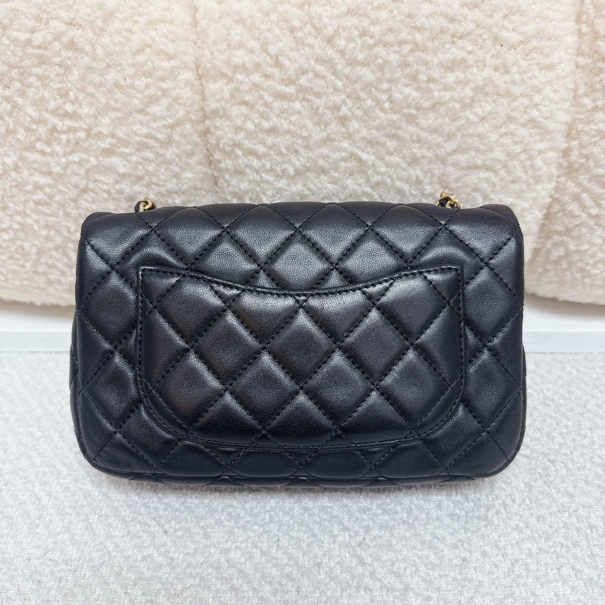 Chanel Flap Bag With Gold Ball - Black / Ghw