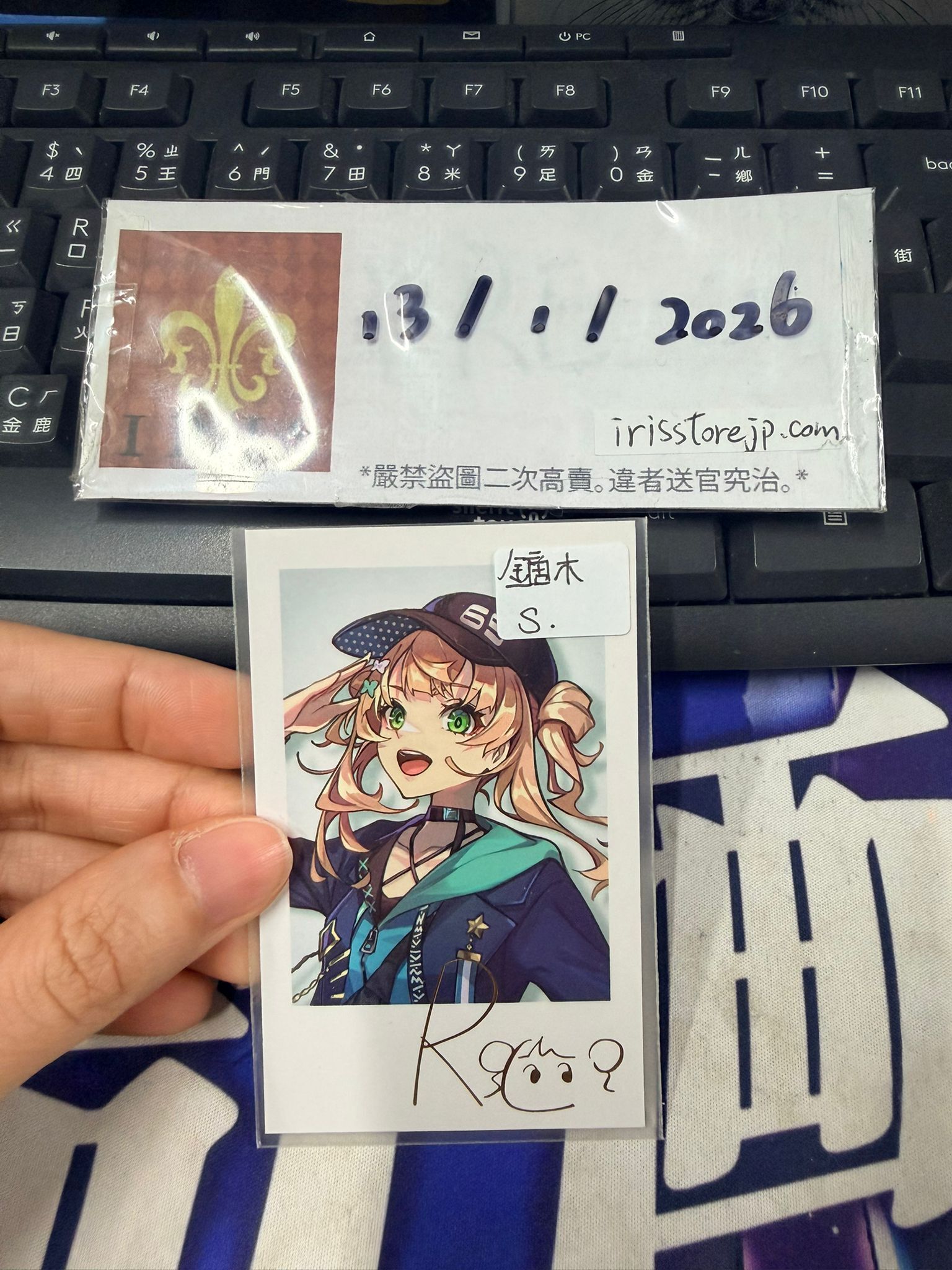 彩虹社 鏑木 拍立得 S #130126