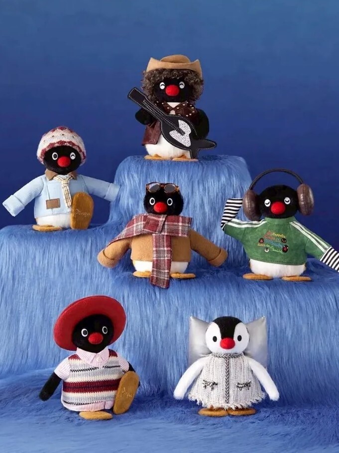 PINGU 企鵝家族 45週年限定 毛絨 吊飾 掛件 盲盒