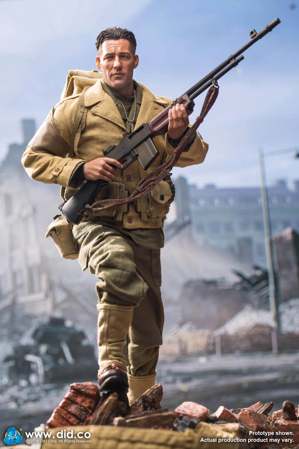 DID A80141 1/6 WWII US 2nd Ranger Battalion S2- Private Reiben