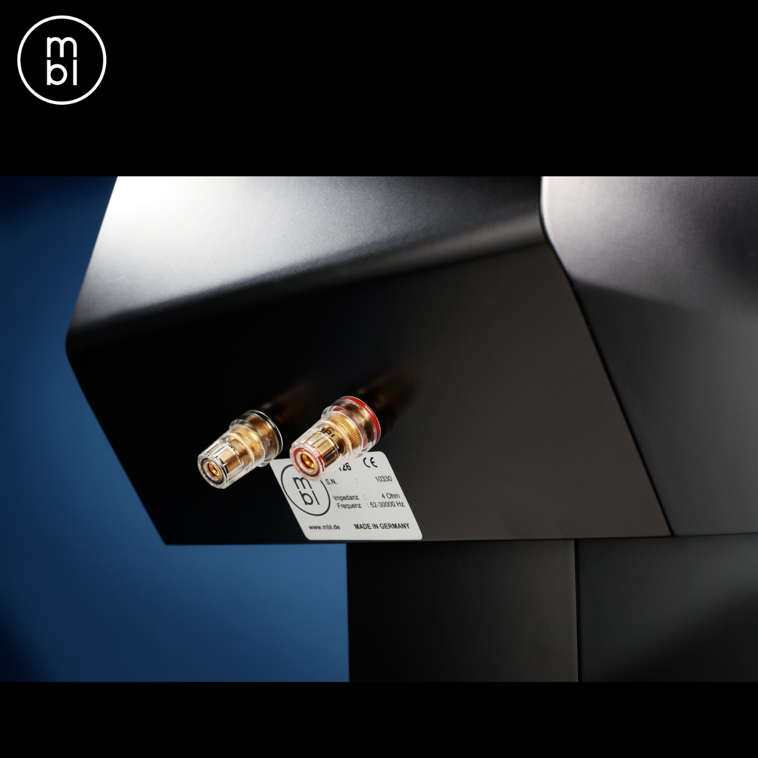 MBL Radialstrahler 126 Speaker hi res binding post