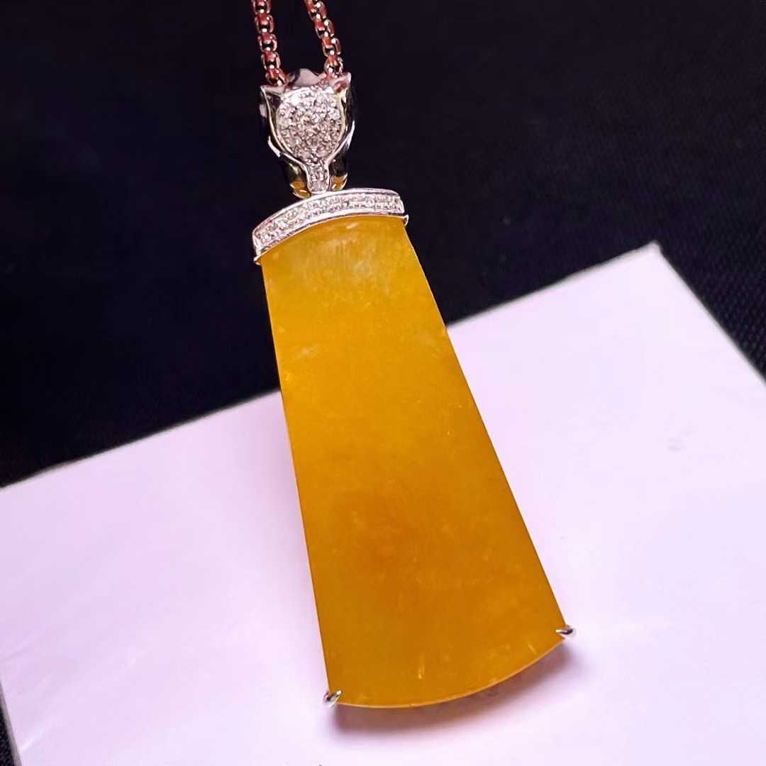 翡翠無事牌吊墜,天然翡翠A玉, 緬甸玉, Jade, Jadeite