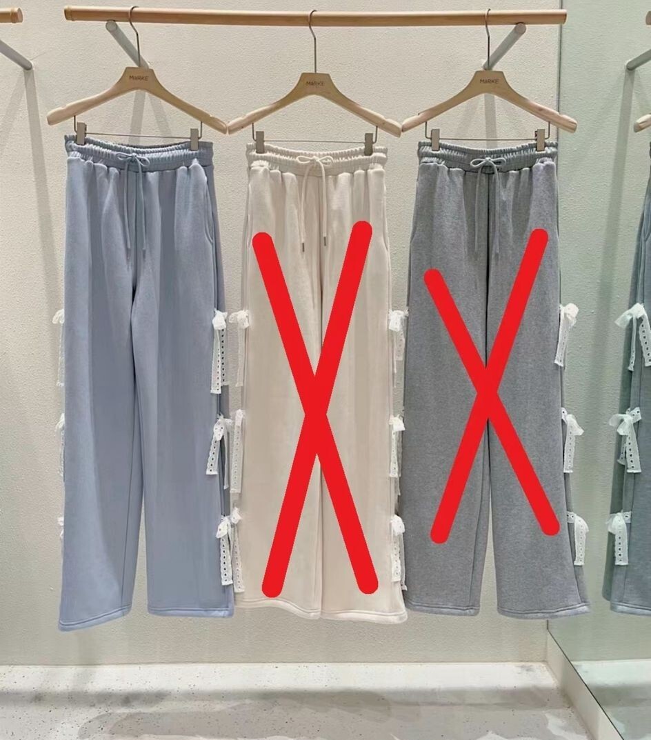 MK10  只有藍色  lace褲腰 26-42HIP 48 長 40$599 (一口價)