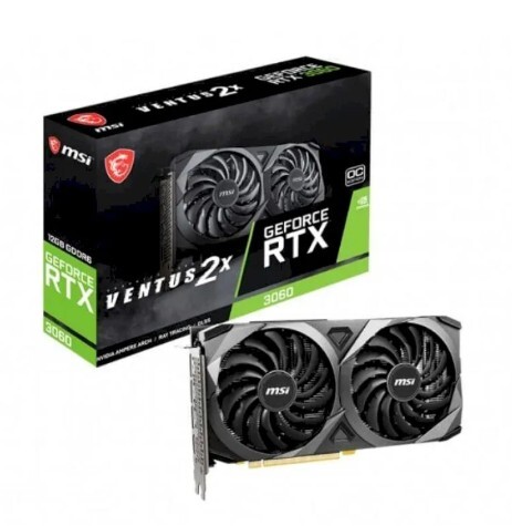 MSI 微星 GeForce RTX 3060 VENTUS 2X 12G OC版 顯示卡(黑色)