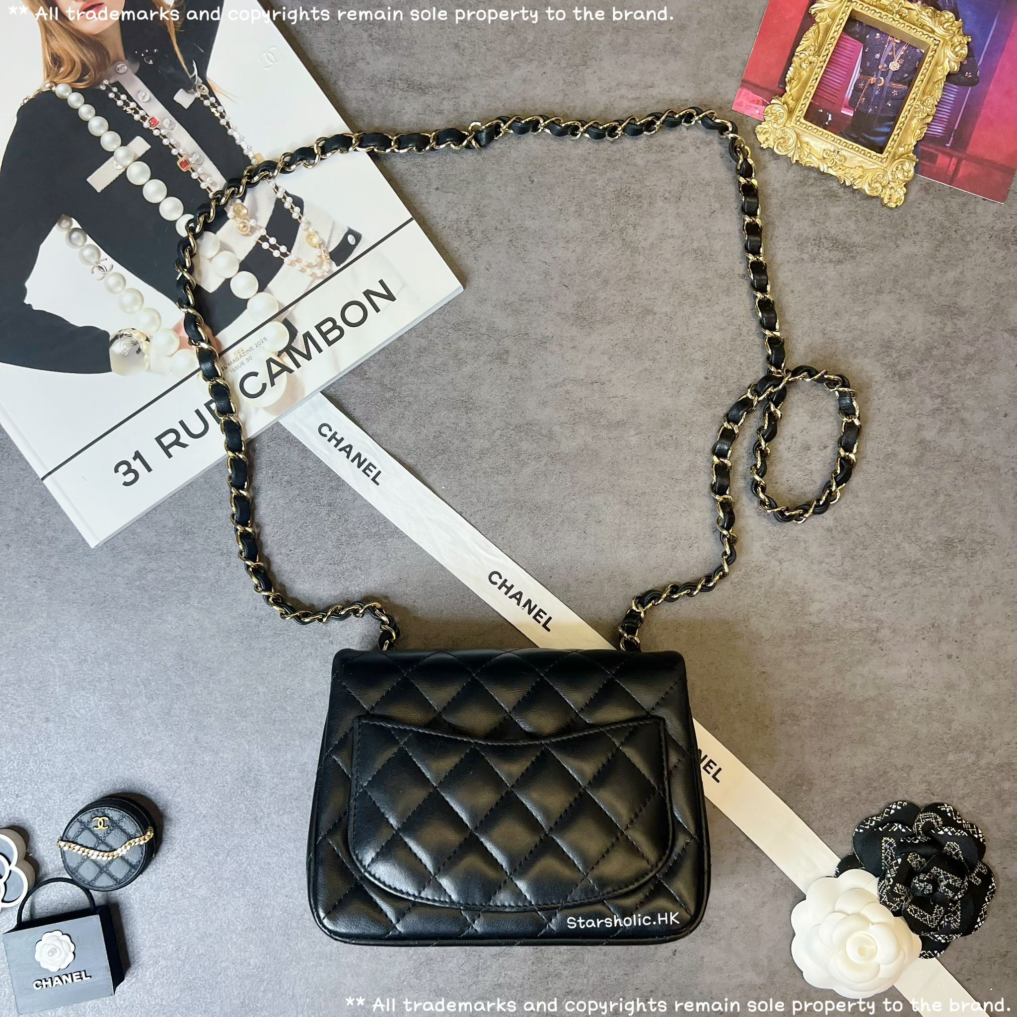 「SOLD」 CHANEL Classic Flap 17cm