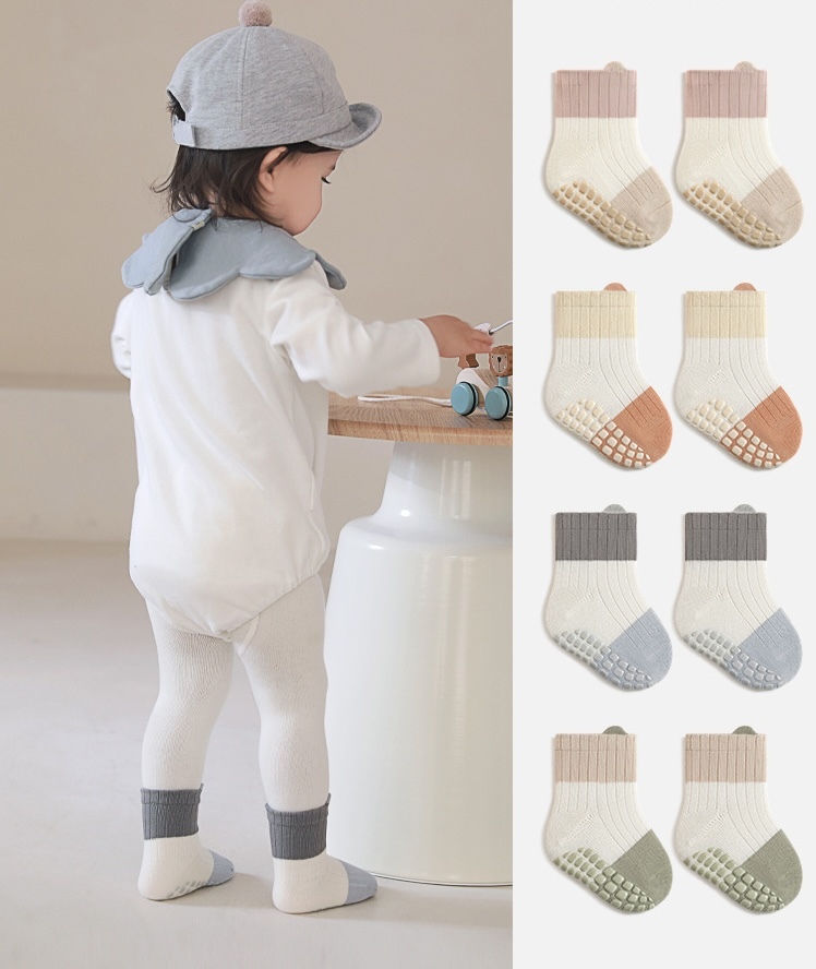 拼色防滑襪(0-5y)