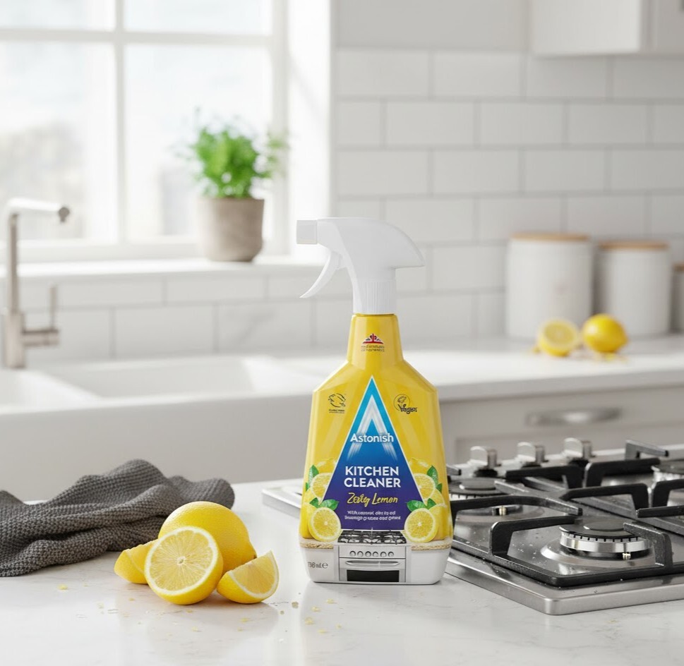 英國 ASTONISH 廚房清潔劑 檸檬 750ML