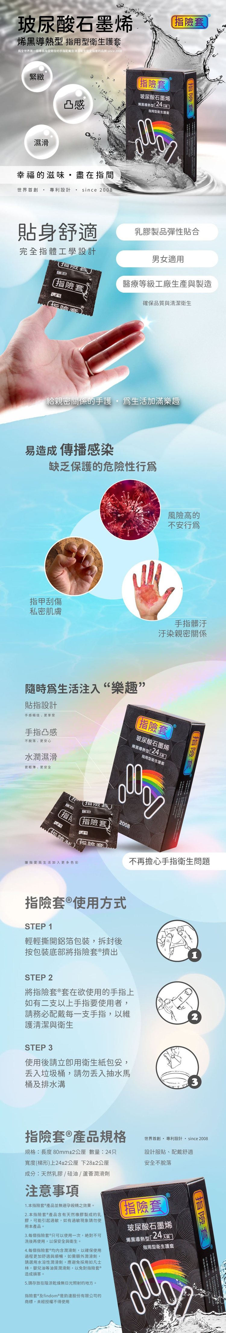 findom 指險套 石墨烯 烯黑導熱型