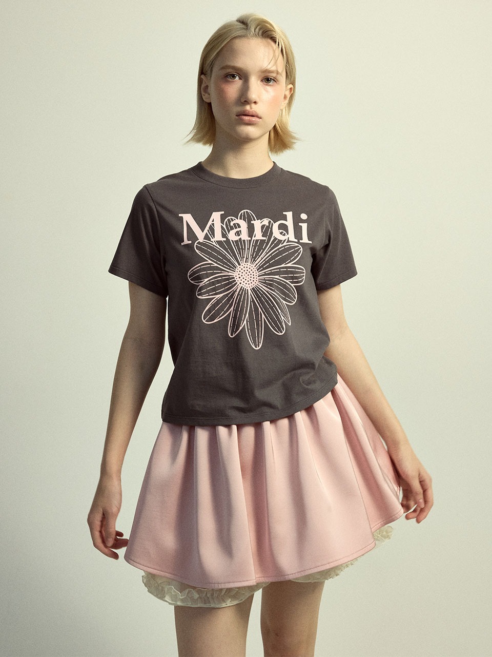 Mardi Mercredi SLIM TSHIRT FLOWERMARDI