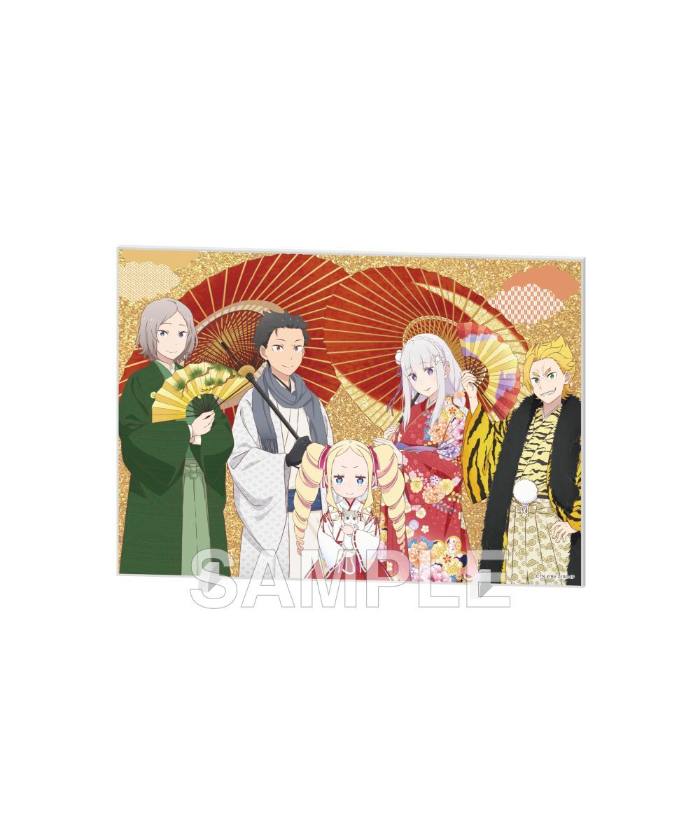 預購-「Re:從零開始的異世界生活」壓克力板 正月 ver.【日本進口精品】