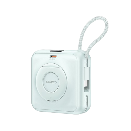 [CCC認證產品] Maxco Mini Magnetic 10000mAh PD22.5w  五合一磁吸流動電源 MP65