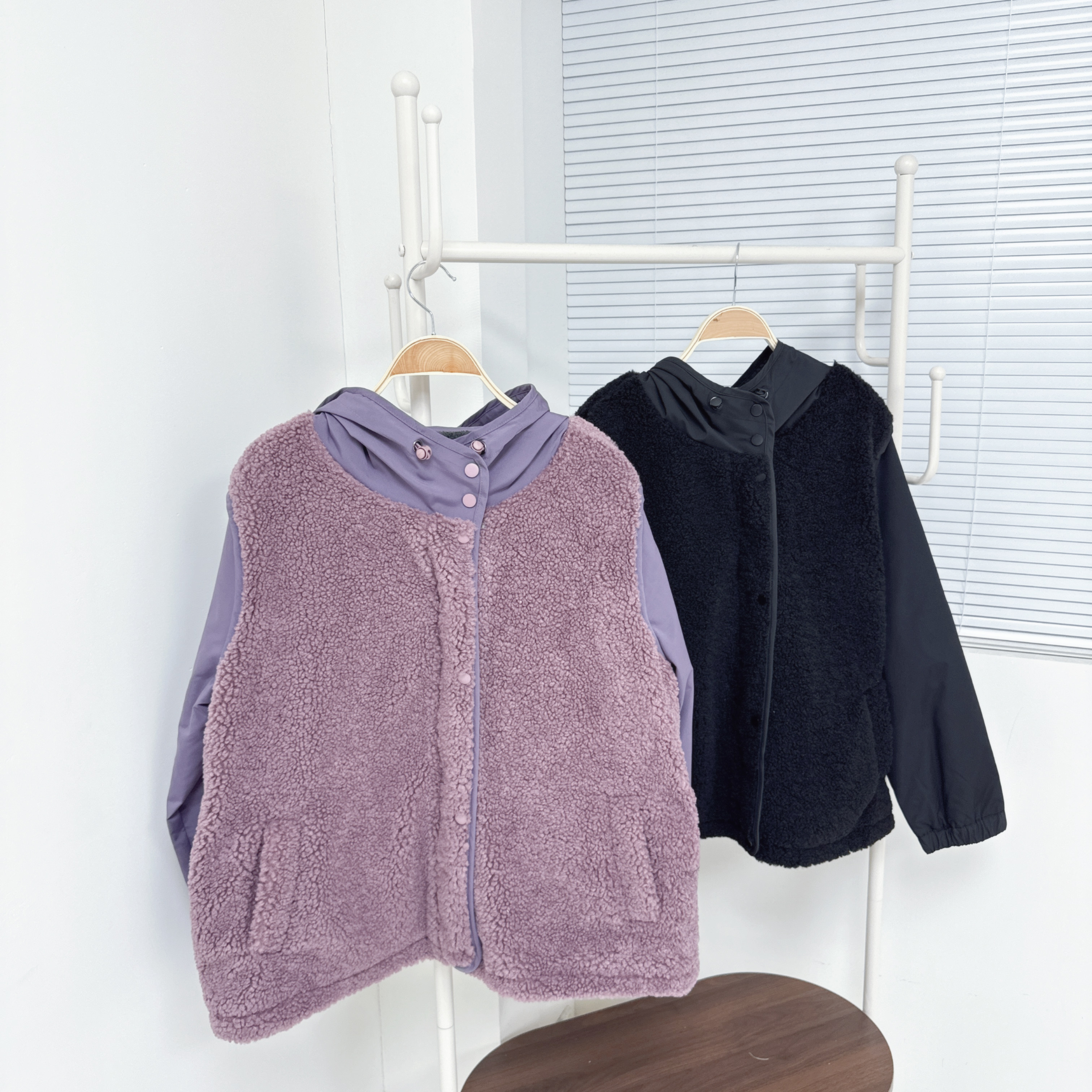 【廠家制】毛底羔毛有帽外套 (S20-S21)