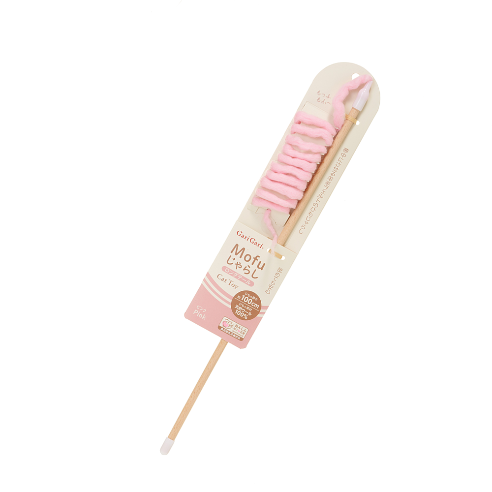 Mofu 100%天然羊毛鞭逗貓棒