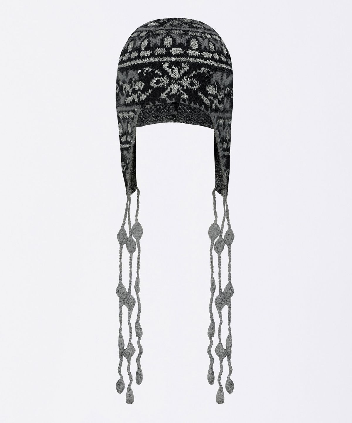SCULPTOR) Sequin Nordic Earflap Beanie - 3col