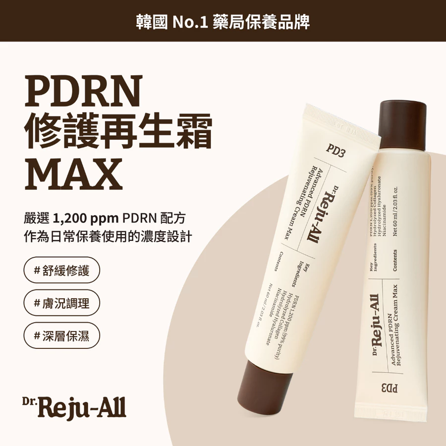 Dr.Reju-All | 醫學級PDRN全效修復肌膚再生霜 (20ml/60ml)