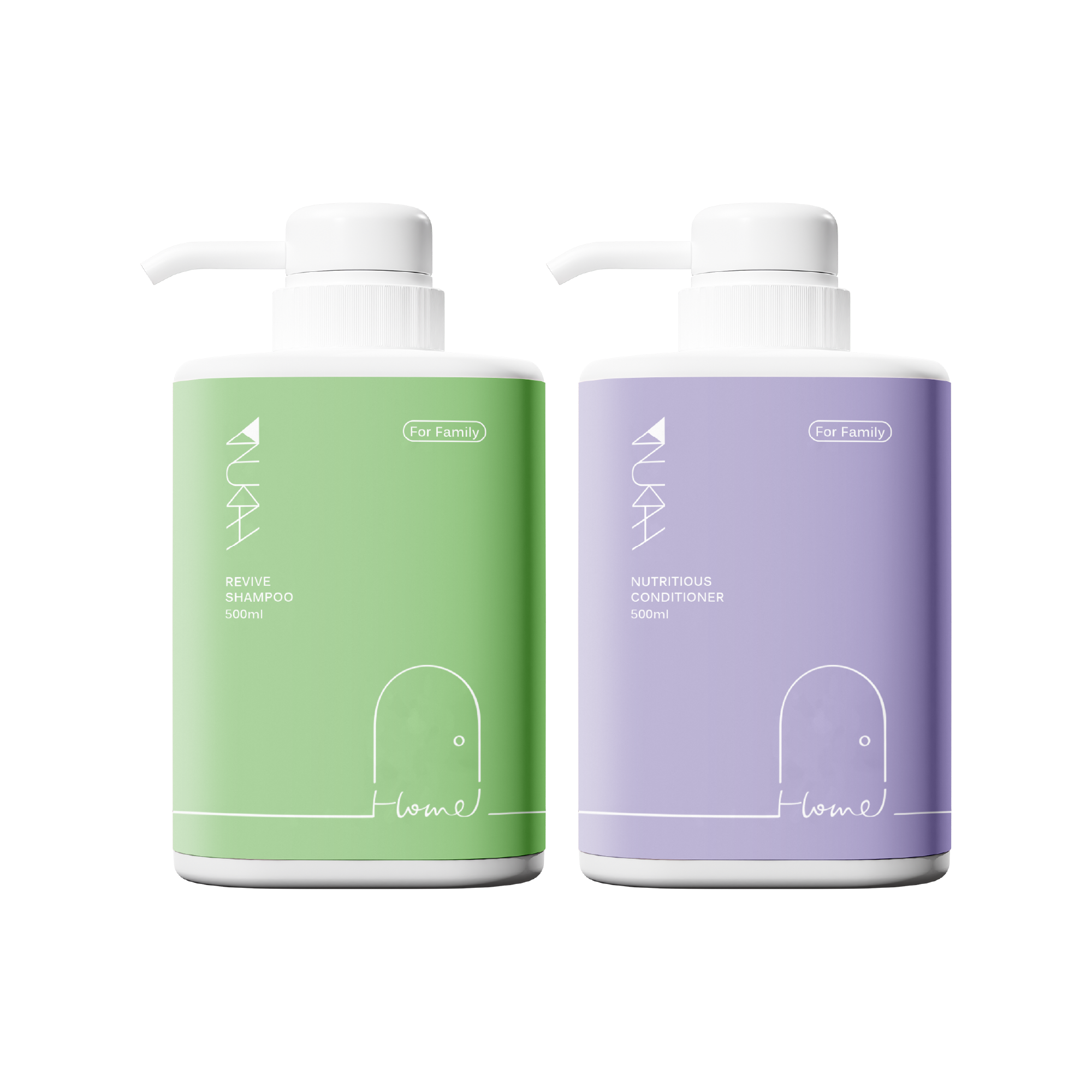 落髮救星．沙龍洗護組（草本500ml+花護500ml）