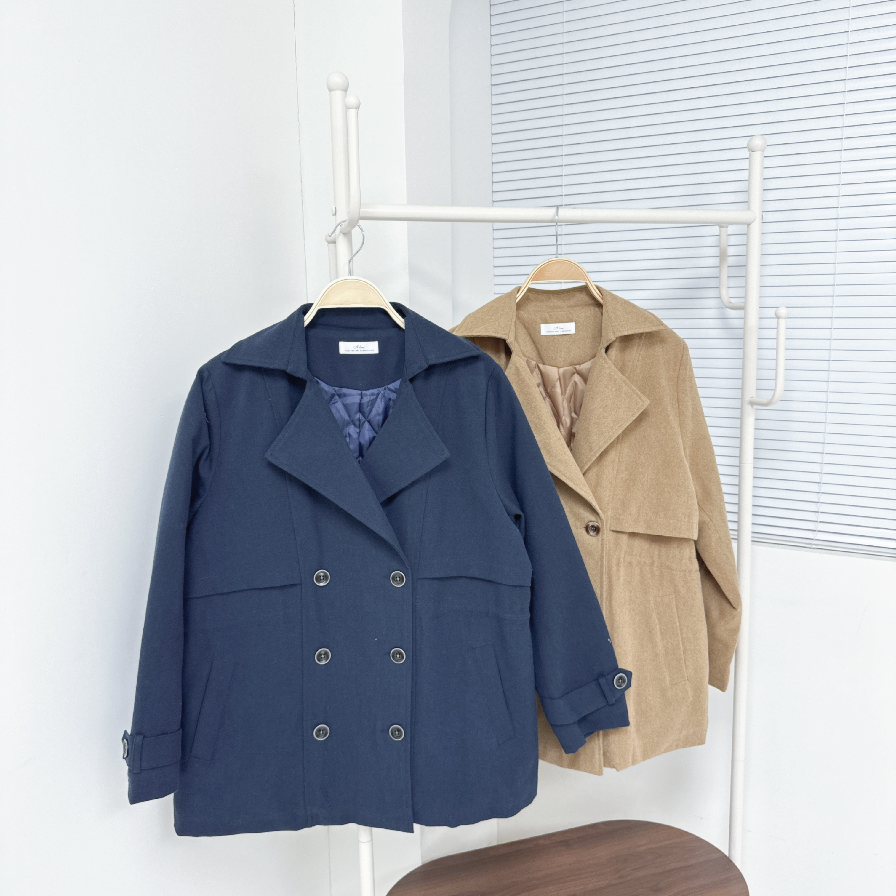 【廠家制】反領內索繩絨外套 (S12-S13)