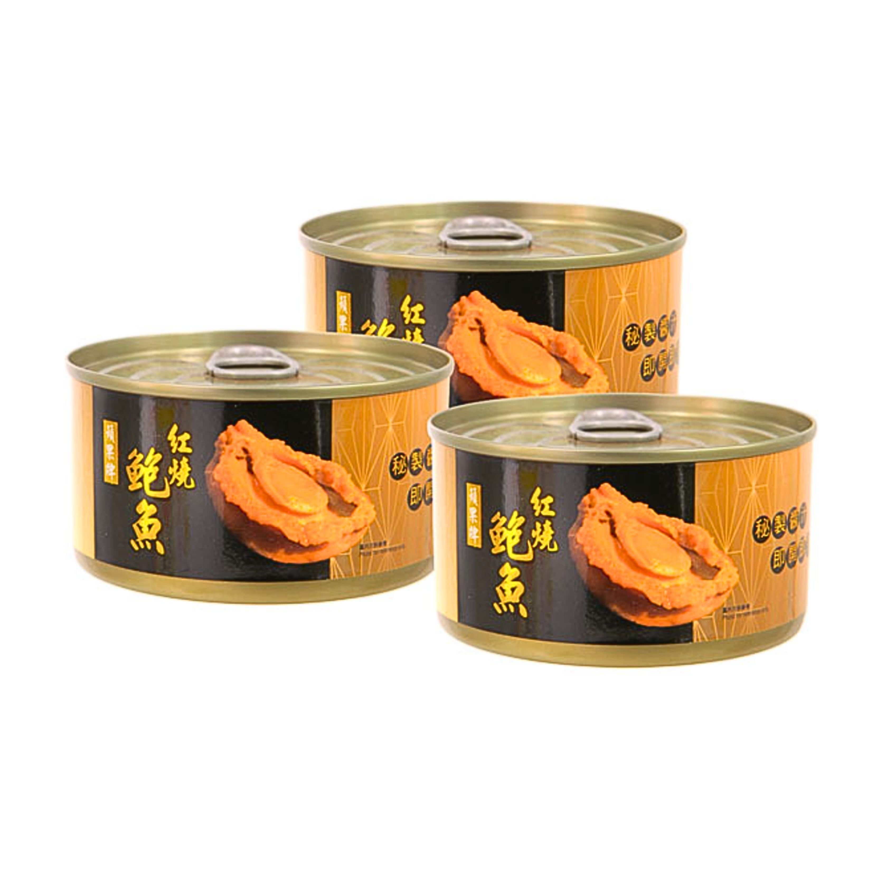 Apple Brand Braising Abalone in Soy Sauce (4-5 pieces) x 3