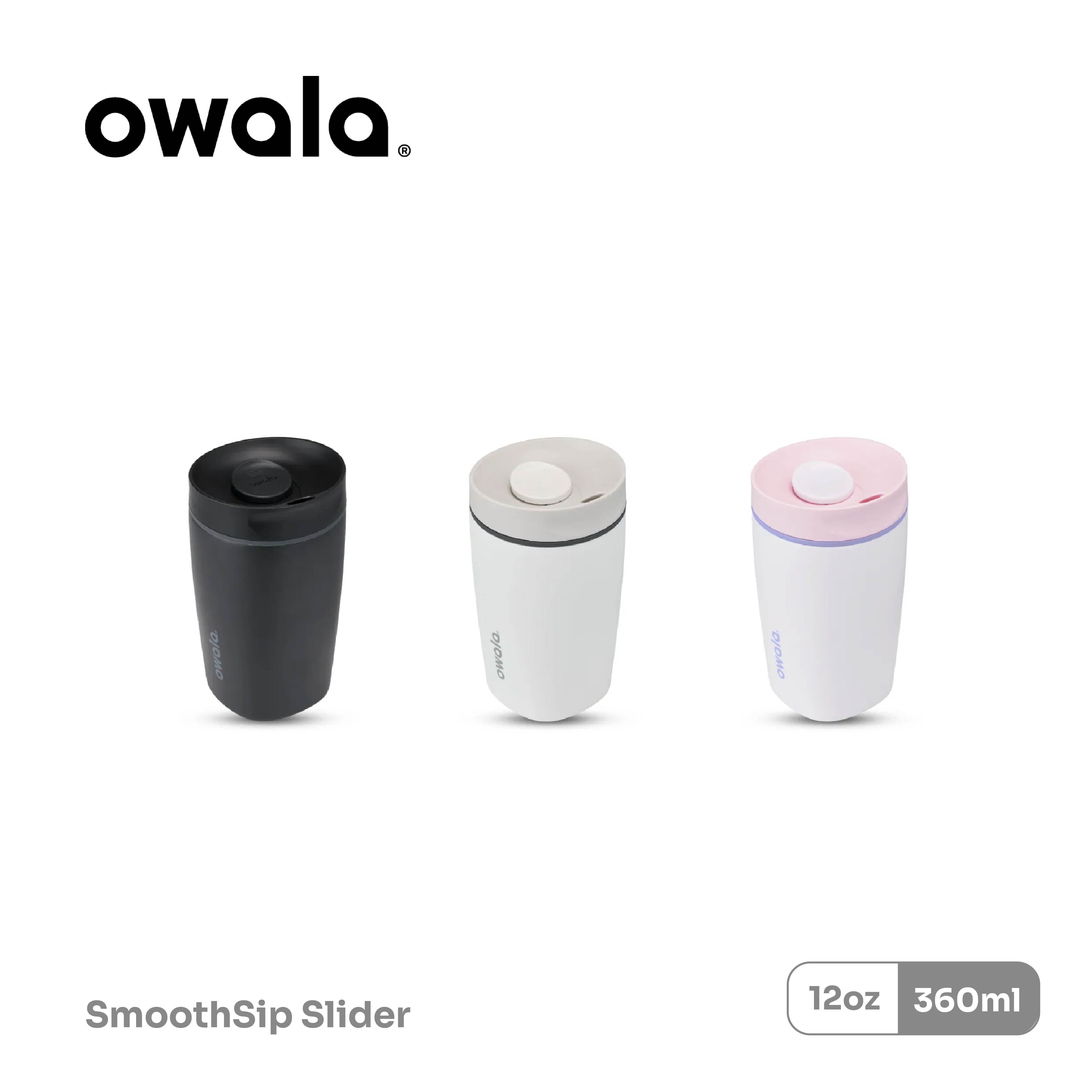Owala® SmoothSip Slider 360ml / 12oz 不鏽鋼咖啡杯