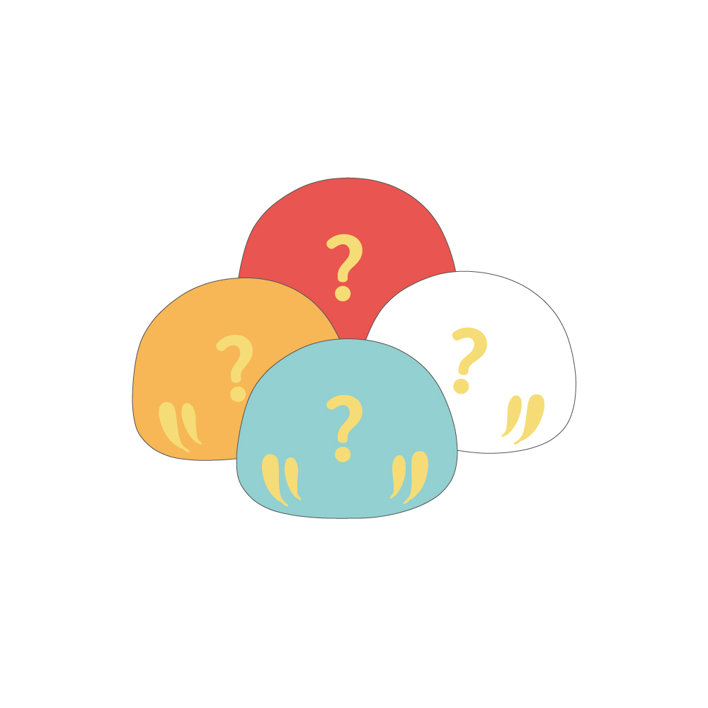 金發達摩系列絨毛盒玩(單盒隨機一款)