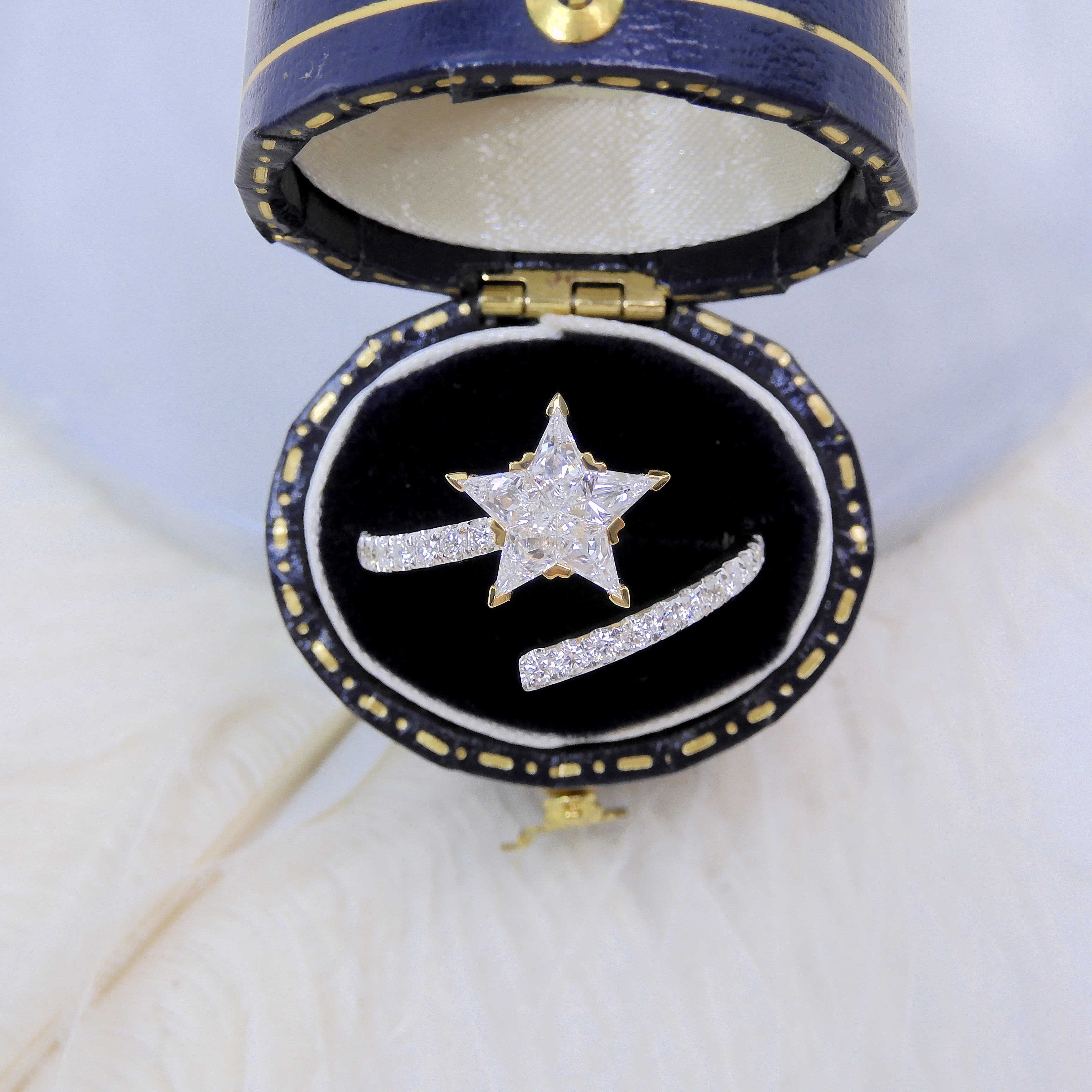 訂製 18K金 0.54ct 鑽石戒指