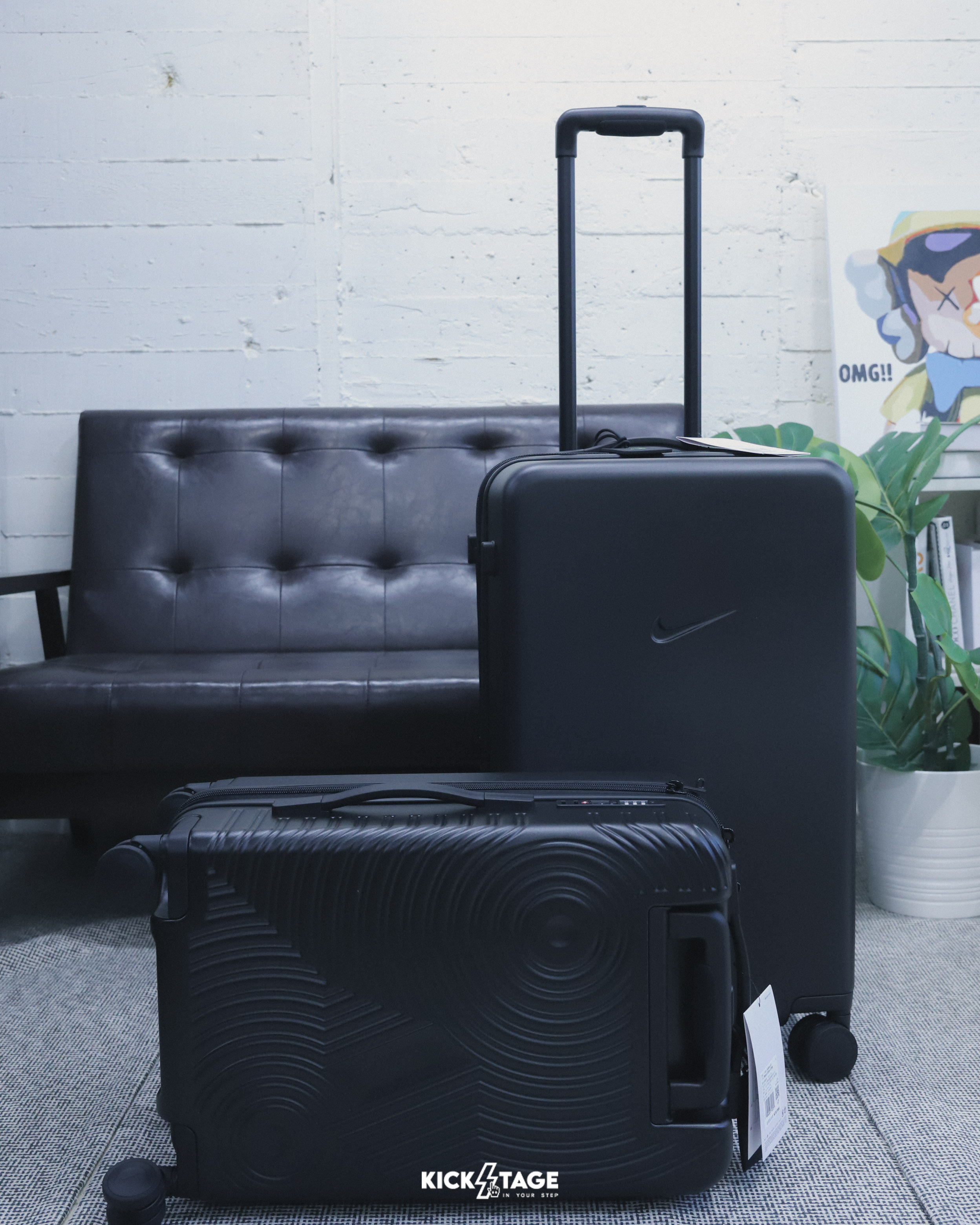 限量商品不退換 [只限宅配寄送] NIKE AIR FORCE 1 LUGGAGE 黑色 鞋底 行李箱 AF1 行李箱 旅行箱【IO0771-010】【HV8584-010】UTIBG