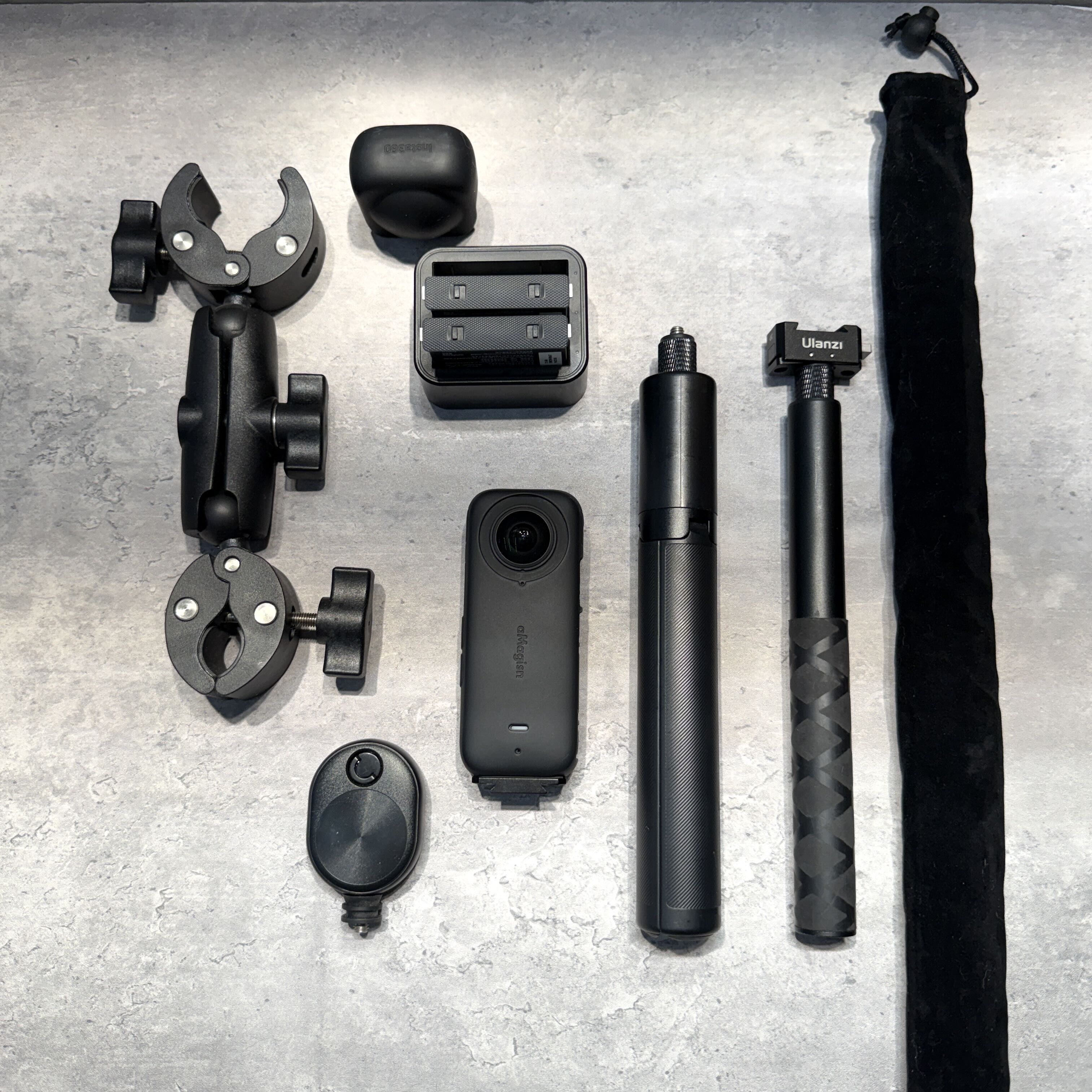 【二手】Insta360 X3 黑色（附多款配件、原廠電池、充電盒）