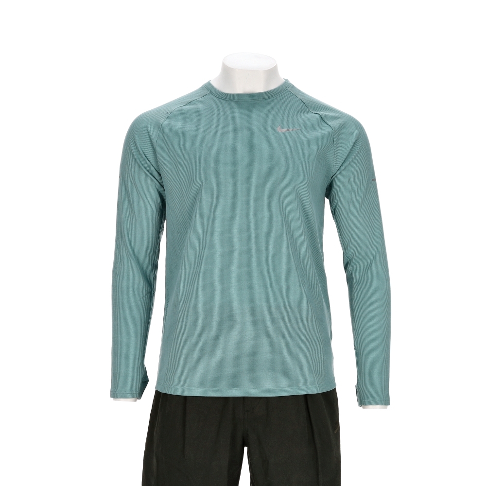 Nike Stride Waffle Crew 男款 湖水綠色 華夫格 運動 休閒 長袖 HV2706-017