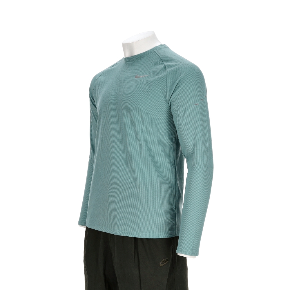 Nike Stride Waffle Crew 男款 湖水綠色 華夫格 運動 休閒 長袖 HV2706-017