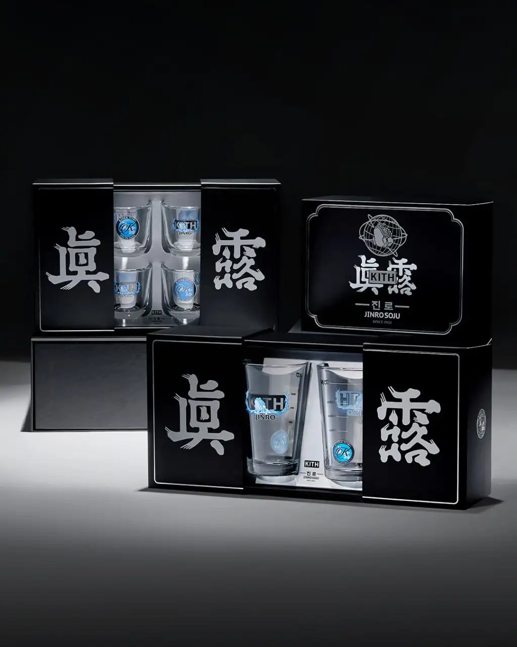 現貨┃韓國限定 KITH x JINRO 真露 啤酒杯 玻璃杯 一組兩入