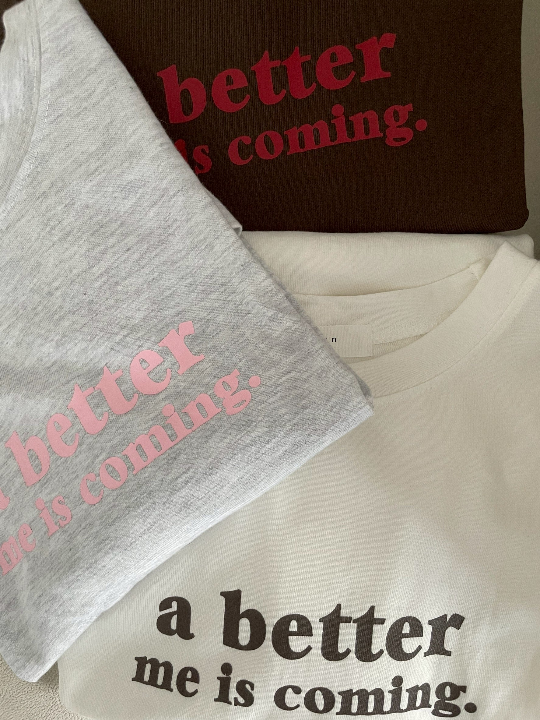 （現貨）🇰🇷#AH62 愛不釋手短T(白/咖/花灰)